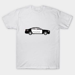 USA Police Car (white letters) T-Shirt